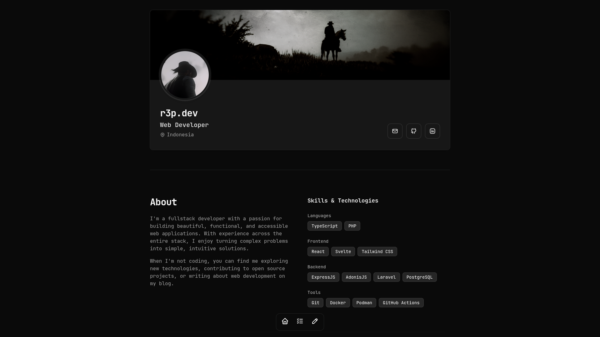Personal Portfolio Website
